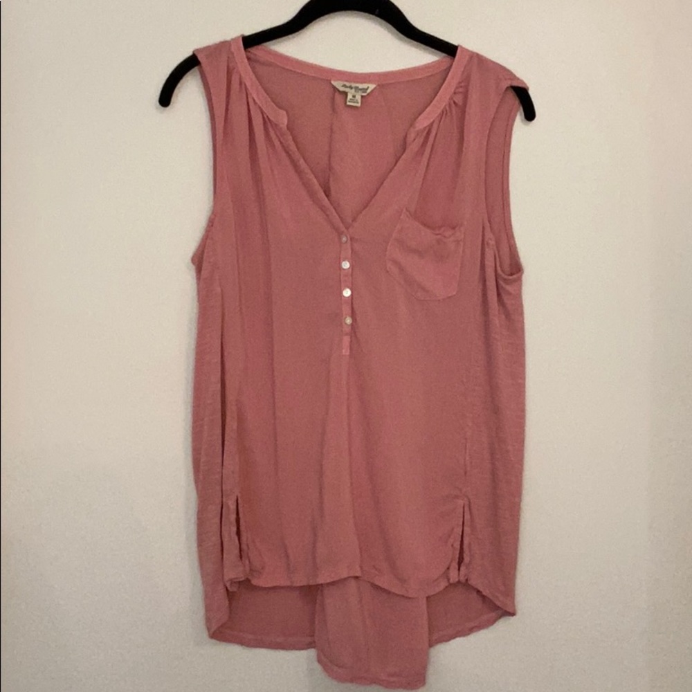 Lucky Brand woven mixed top